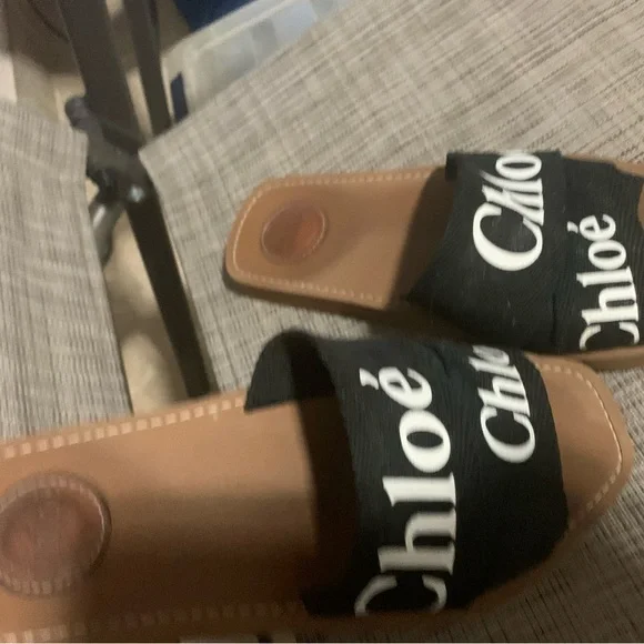 Chloe Black and Tan Sandals - Picture 6 of 6